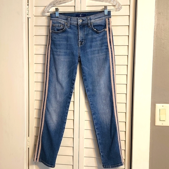 7 For All Mankind Denim - 7 for all mankind straight leg jean